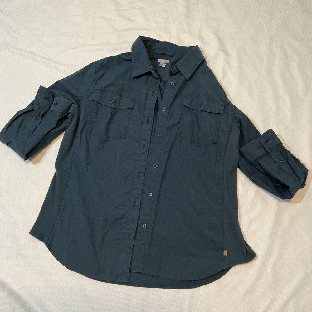 Carhartt Dark Teal Work Shirt
